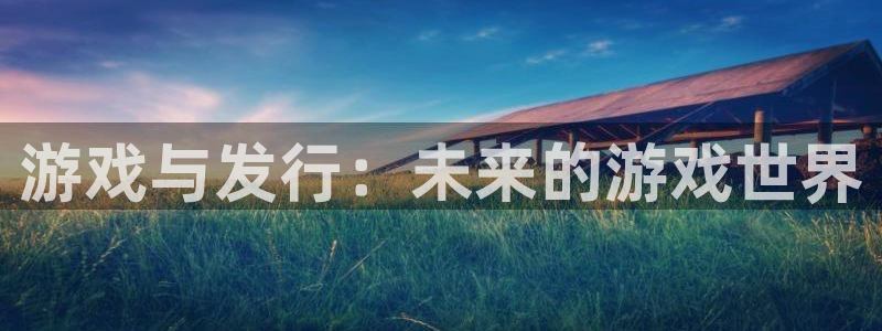 新宝GG官网代理注册地址：游戏与发行：未来的游戏世界